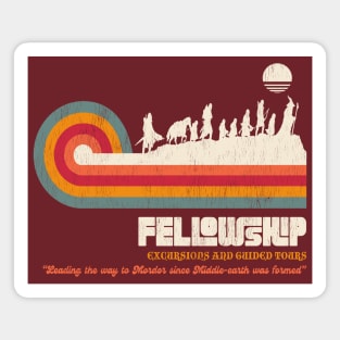 Fellowship  Excursions And Guided Tours Dks Worn Magnet